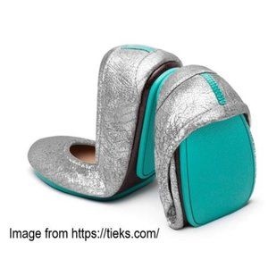 Tieks by Gavrieli-Color: Silver Screen-Size 9
